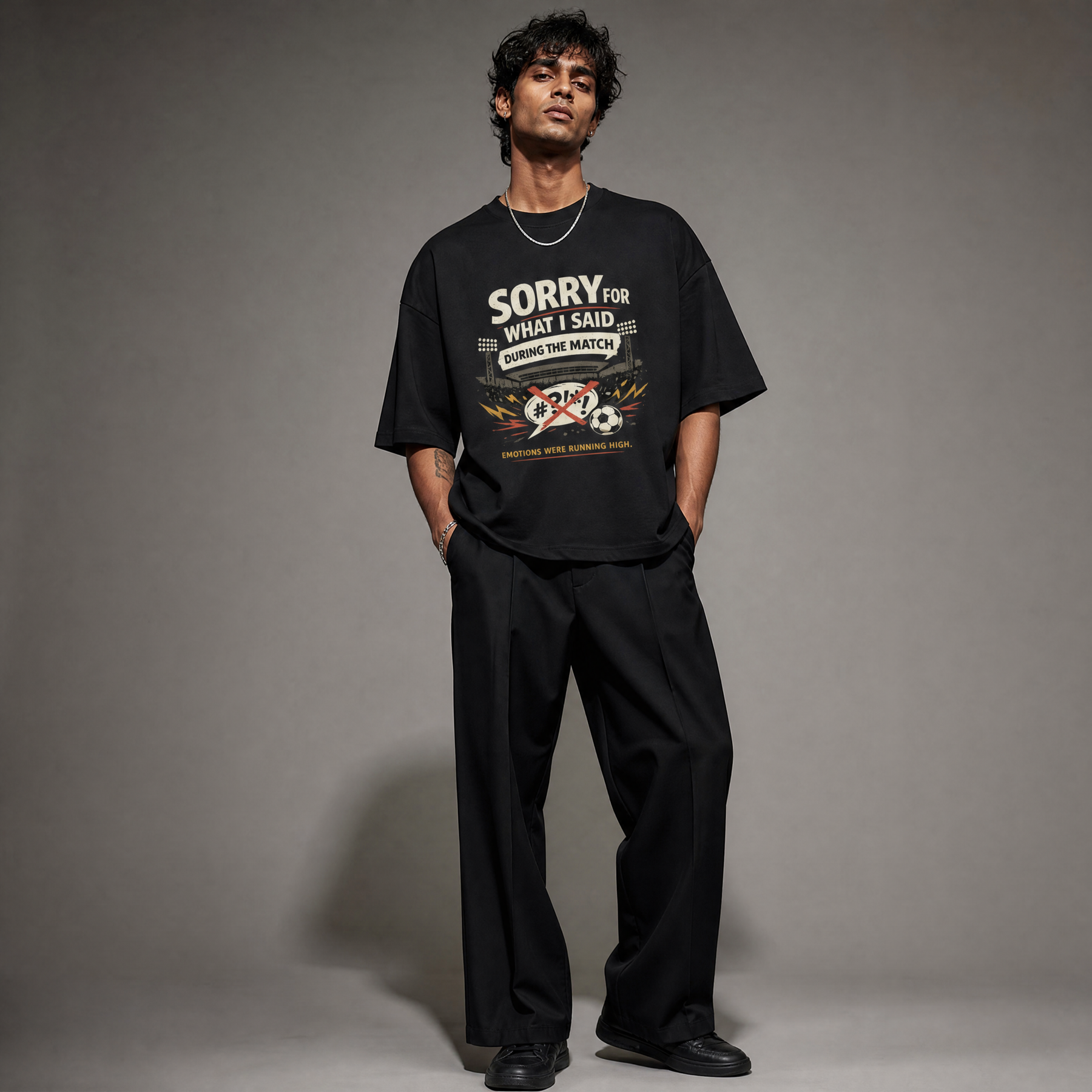 Football Meme T-Shirt India — Sorry For What I Said WC 2026 — Match Day Merch