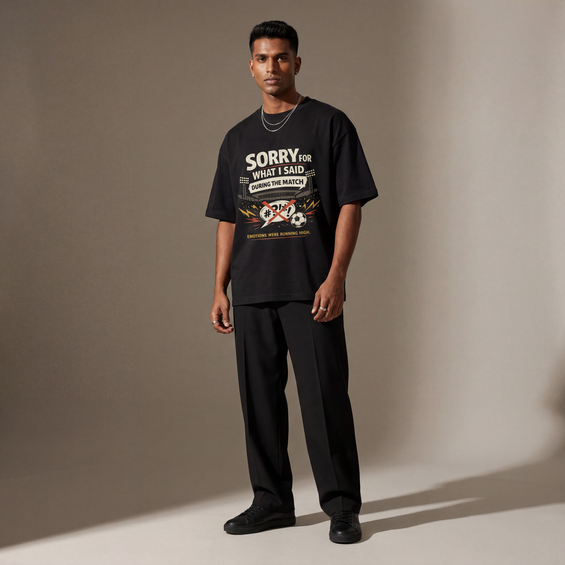 Football Meme T-Shirt India — Sorry For What I Said WC 2026 — Match Day Merch