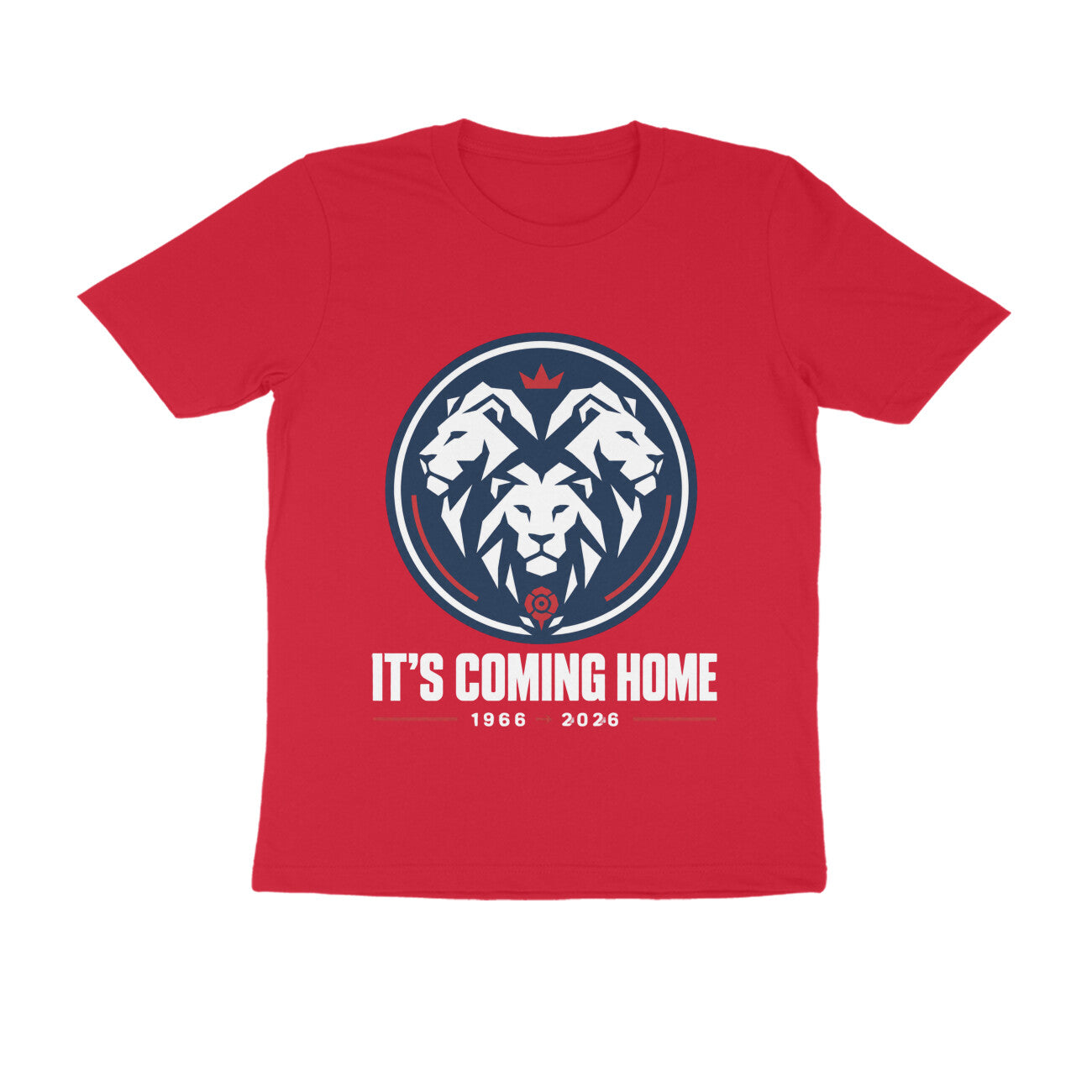England Football T-Shirt India — It's Coming Home WC 2026 — Match Day Merch