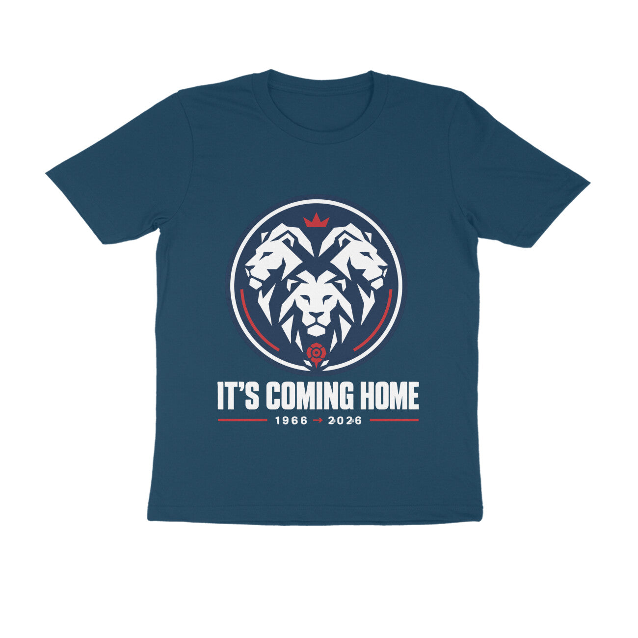 England Football T-Shirt India — It's Coming Home WC 2026 — Match Day Merch