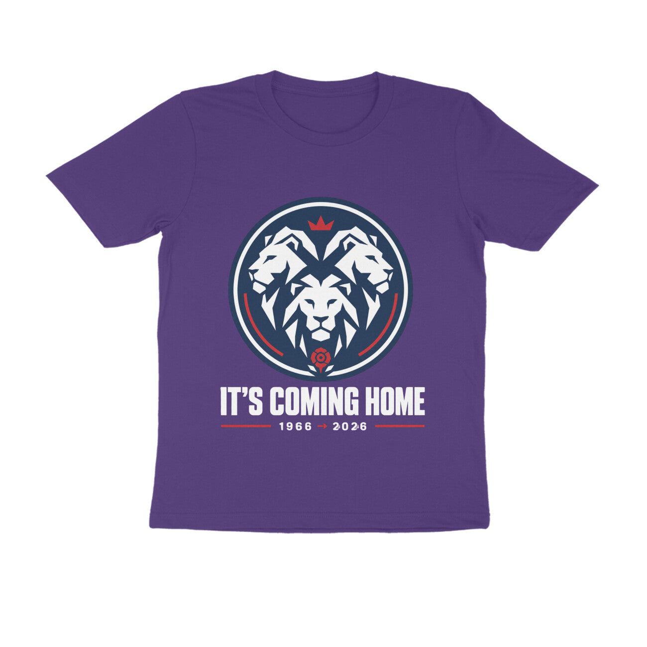England Football T-Shirt India — It's Coming Home WC 2026 — Match Day Merch