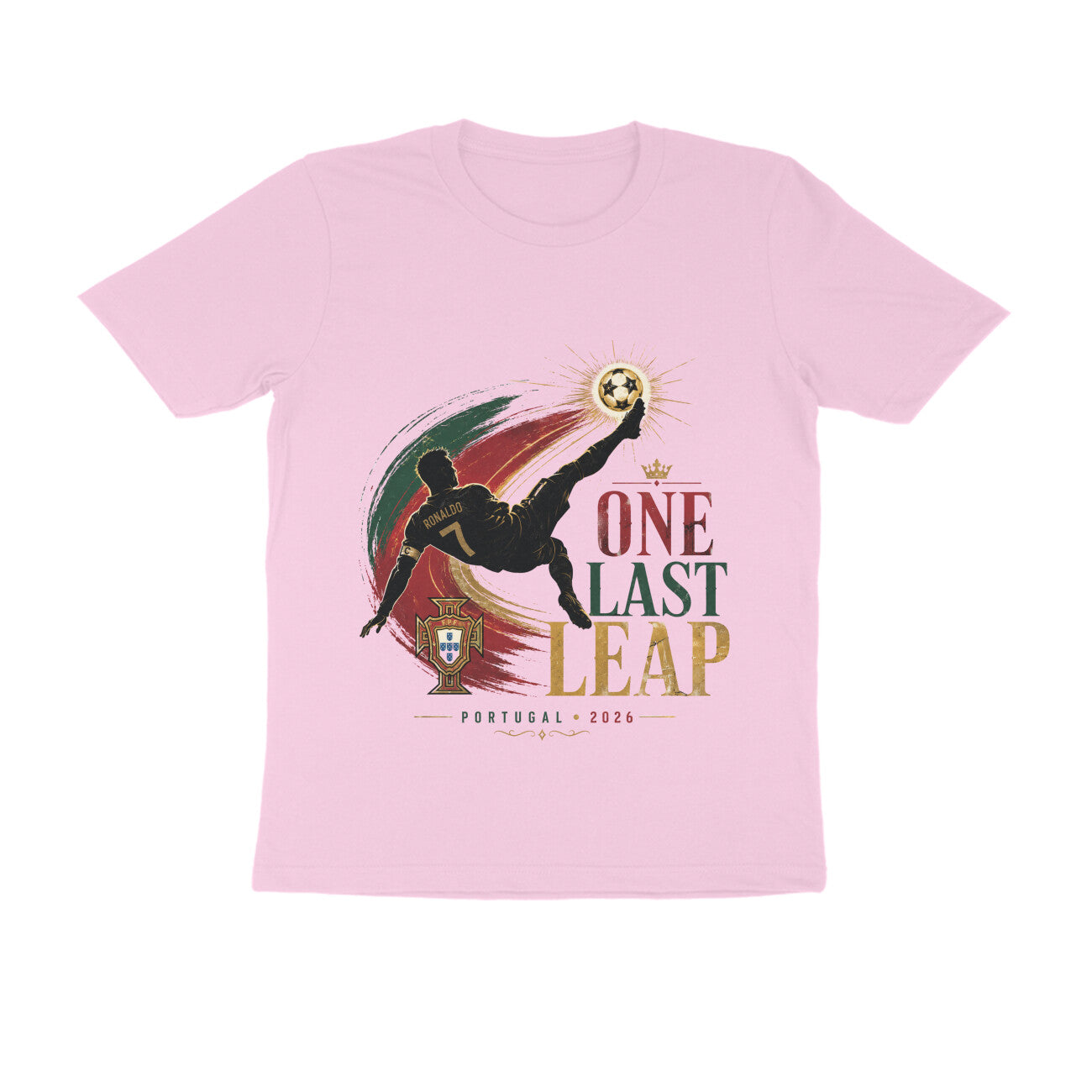 Ronaldo Portugal T-Shirt India — One Last Leap WC 2026 — Match Day Merch