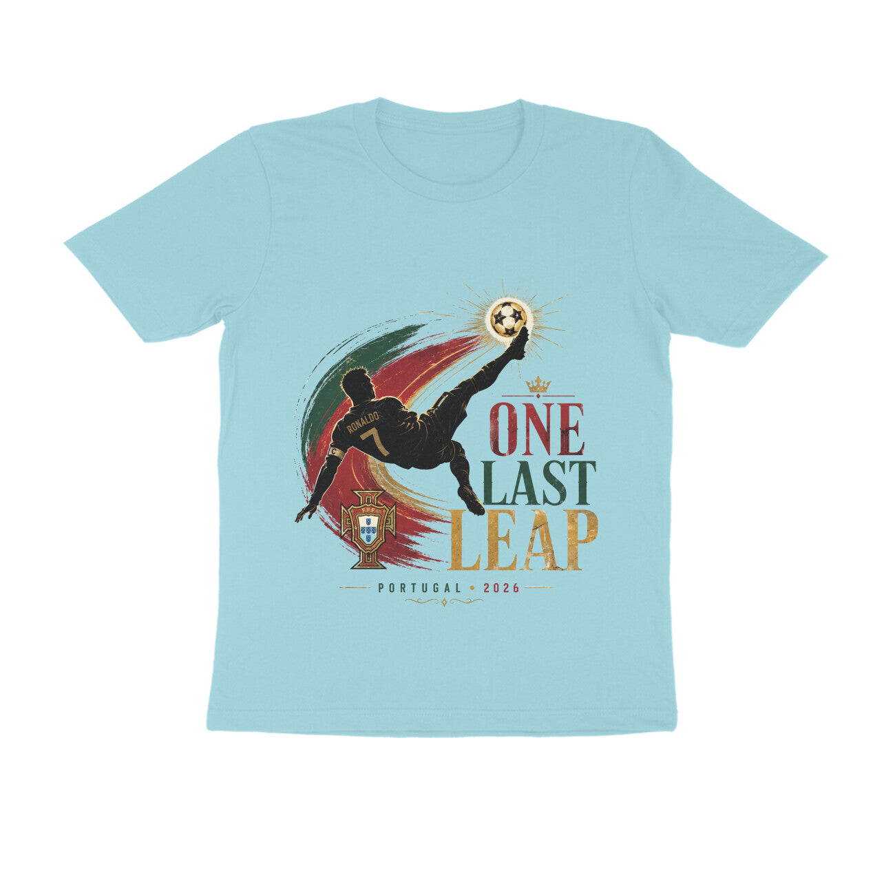 Ronaldo Portugal T-Shirt India — One Last Leap WC 2026 — Match Day Merch