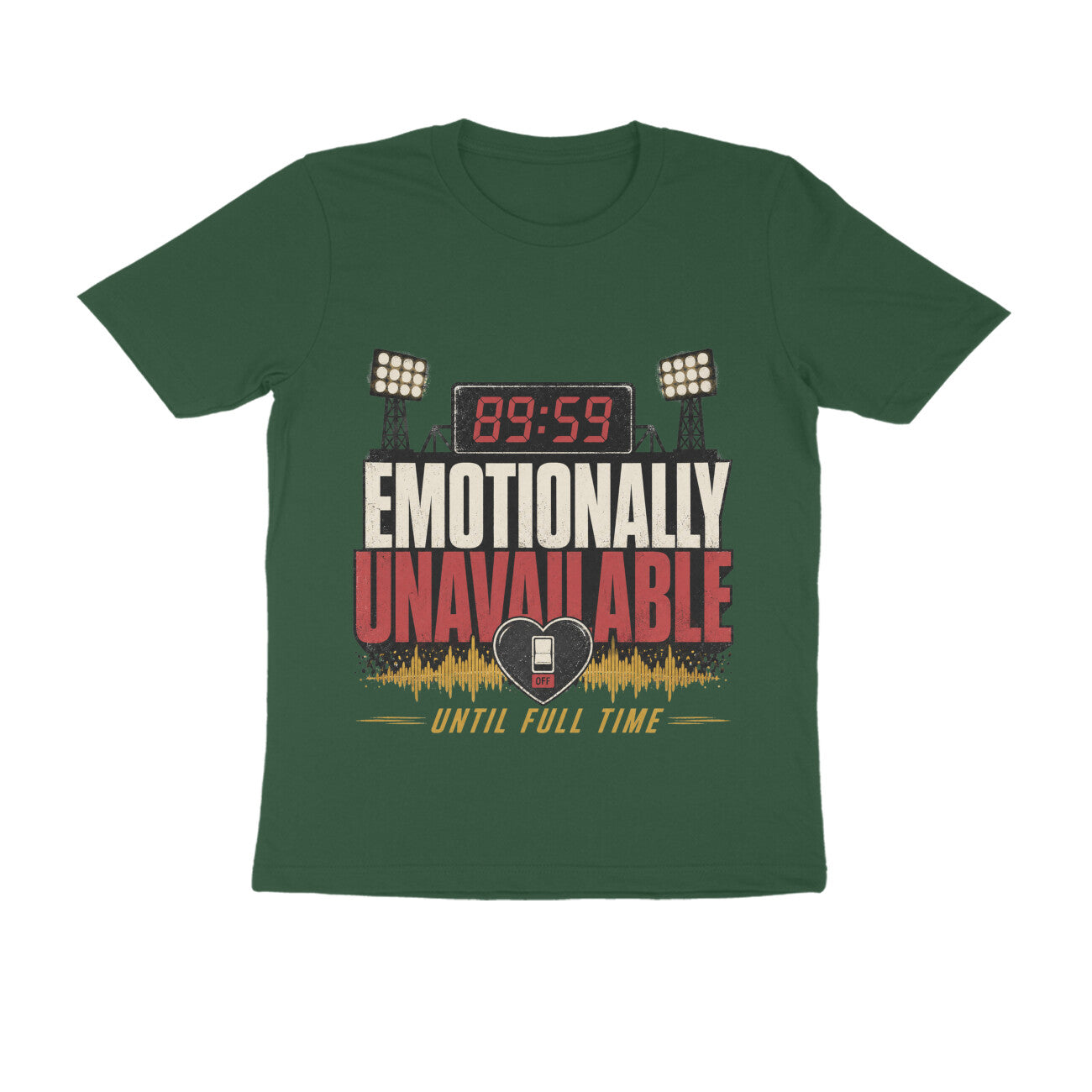 Football Meme T-Shirt India — Emotionally Unavailable WC 2026 — Match Day Merch
