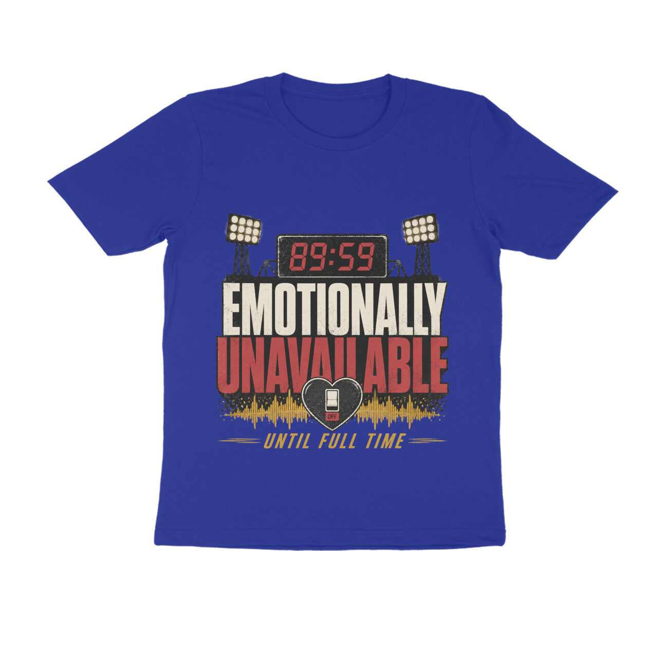 Football Meme T-Shirt India — Emotionally Unavailable WC 2026 — Match Day Merch