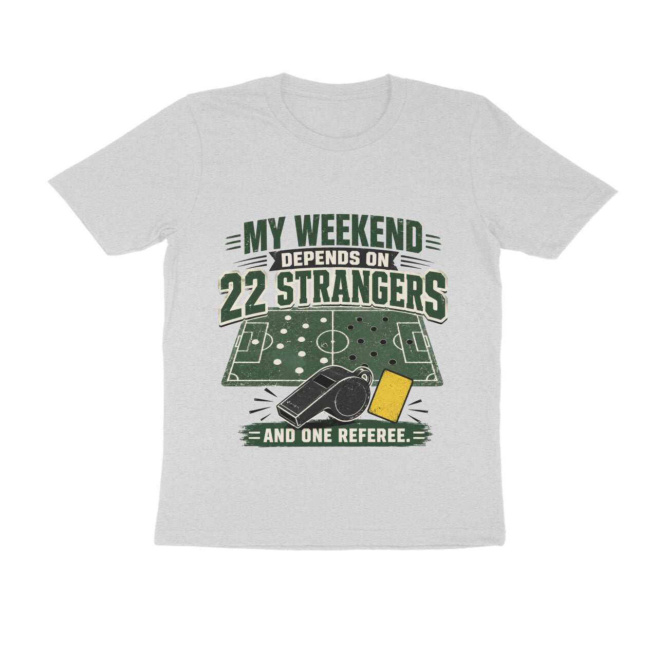 Football Slogan T-Shirt India — 22 Strangers WC 2026 — Match Day Merch
