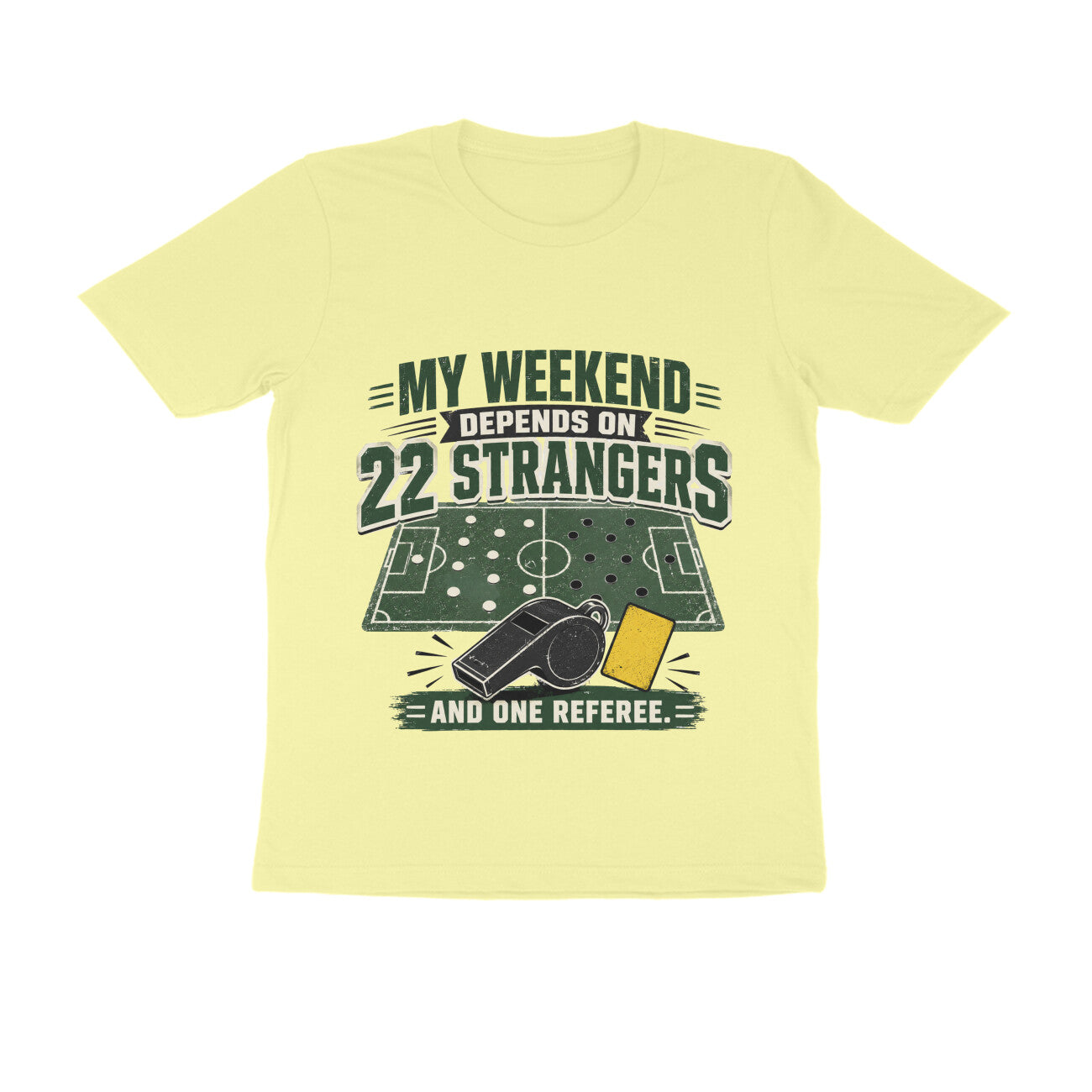 Football Slogan T-Shirt India — 22 Strangers WC 2026 — Match Day Merch