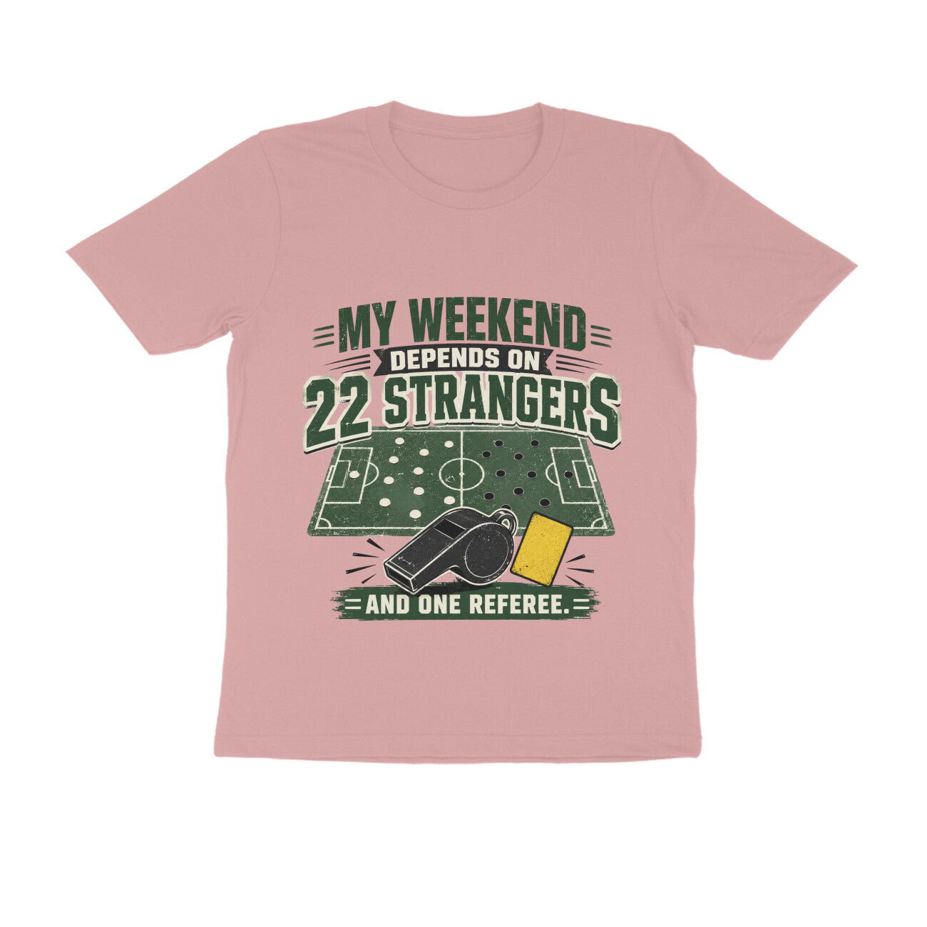 Football Slogan T-Shirt India — 22 Strangers WC 2026 — Match Day Merch