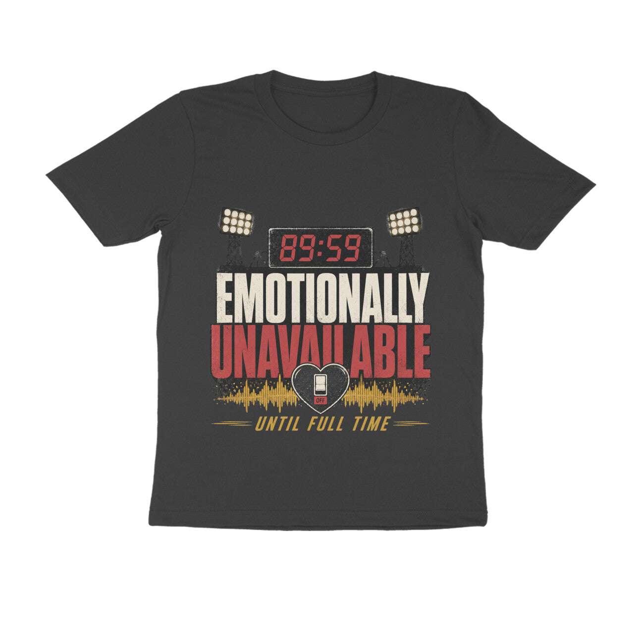 Football Meme T-Shirt India — Emotionally Unavailable WC 2026 — Match Day Merch