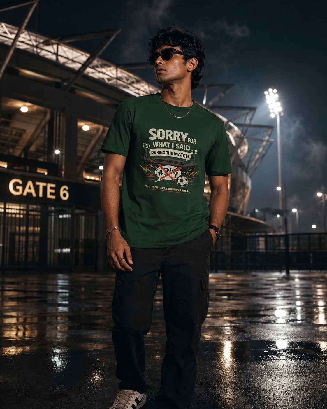 Football Meme T-Shirt India — Sorry For What I Said WC 2026 — Match Day Merch