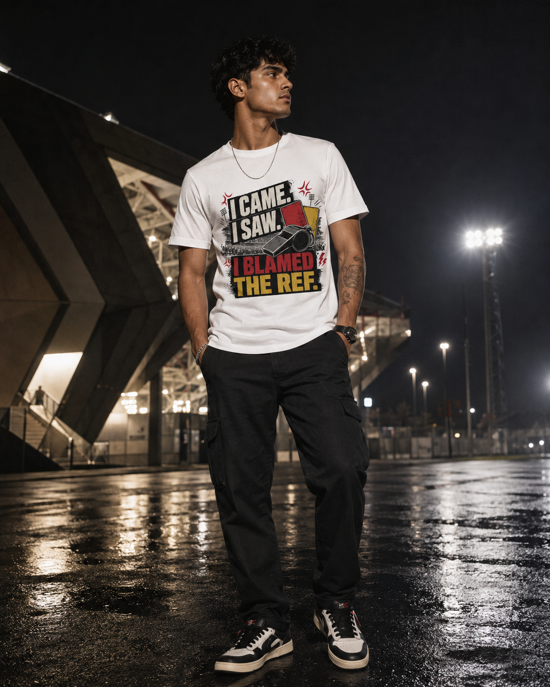 Football Meme T-Shirt India — Blame The Ref WC 2026 — Match Day Merch