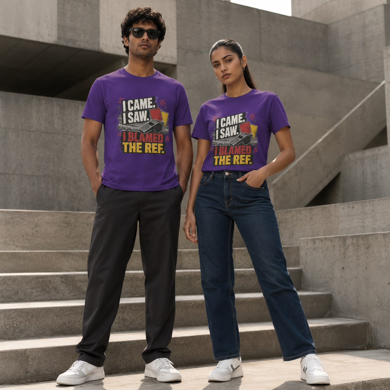 Football Meme T-Shirt India — Blame The Ref WC 2026 — Match Day Merch