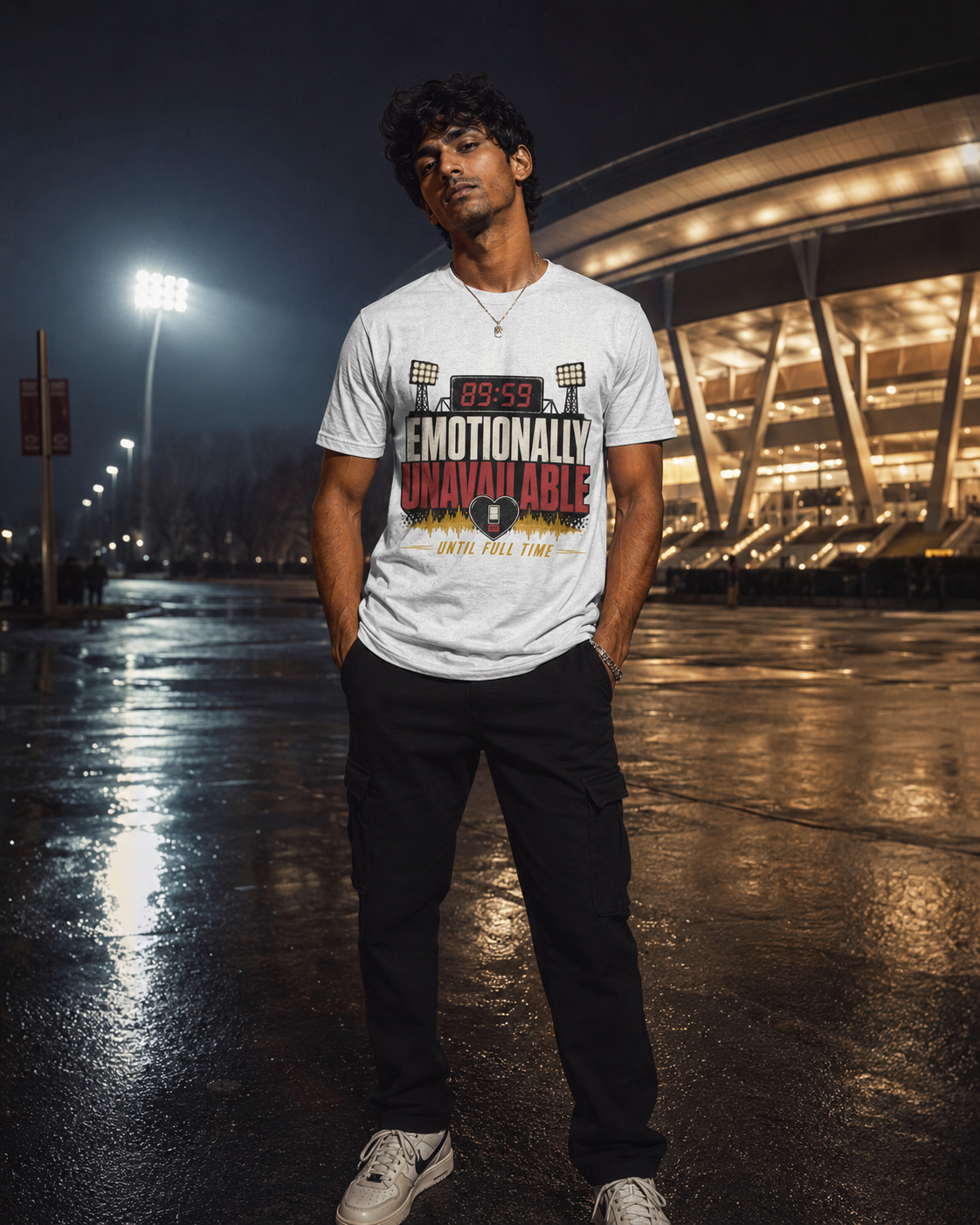 Football Meme T-Shirt India — Emotionally Unavailable WC 2026 — Match Day Merch