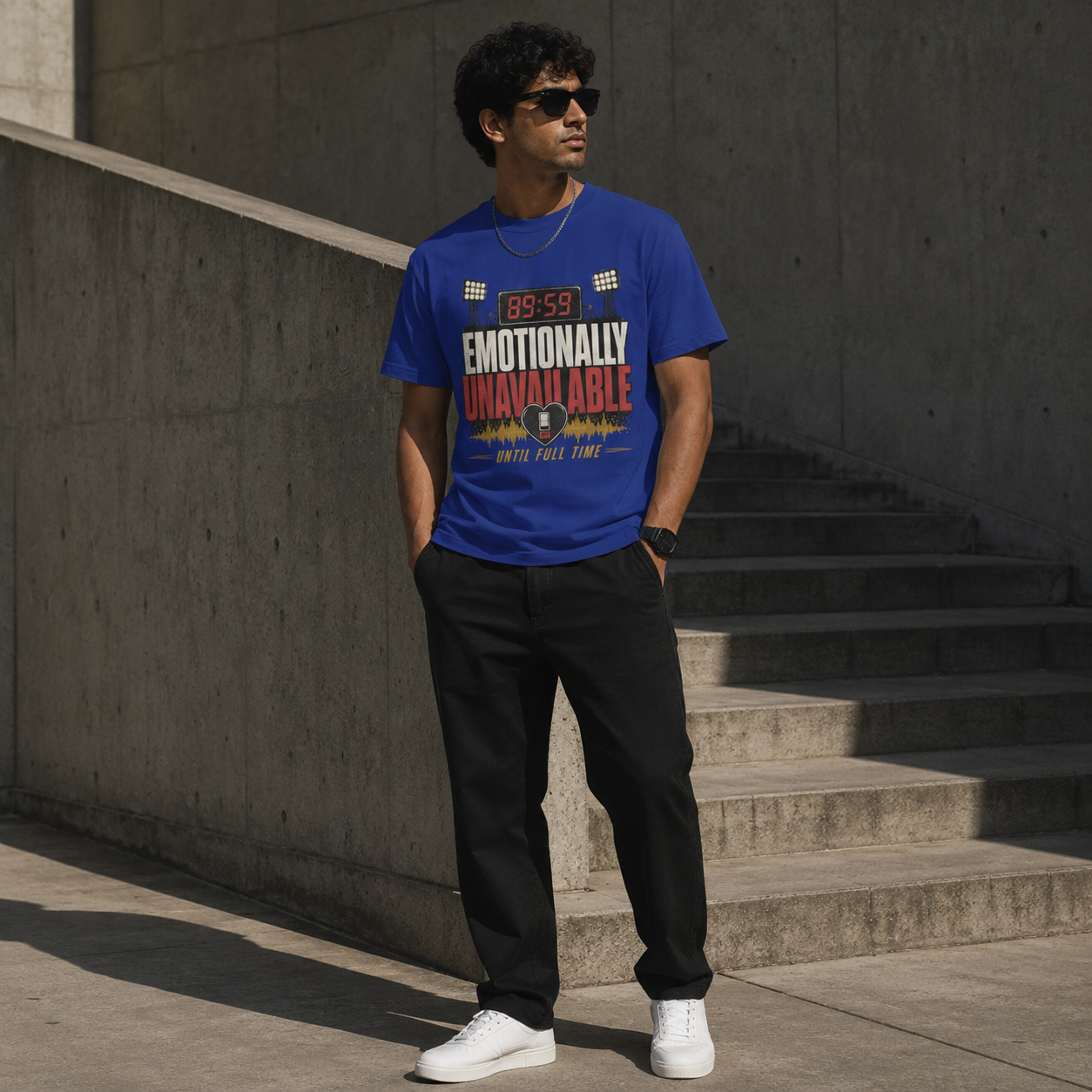 Football Meme T-Shirt India — Emotionally Unavailable WC 2026 — Match Day Merch