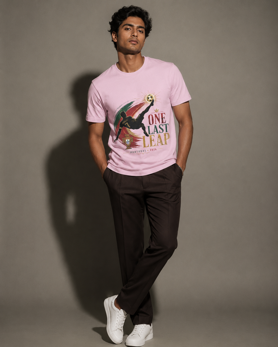 Ronaldo Portugal T-Shirt India — One Last Leap WC 2026 — Match Day Merch