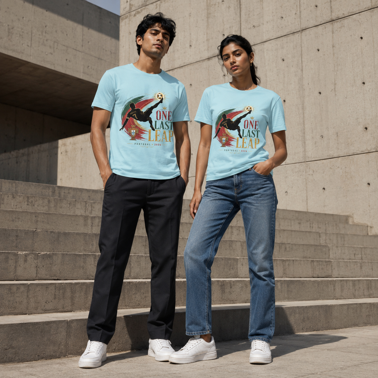 Ronaldo Portugal T-Shirt India — One Last Leap WC 2026 — Match Day Merch