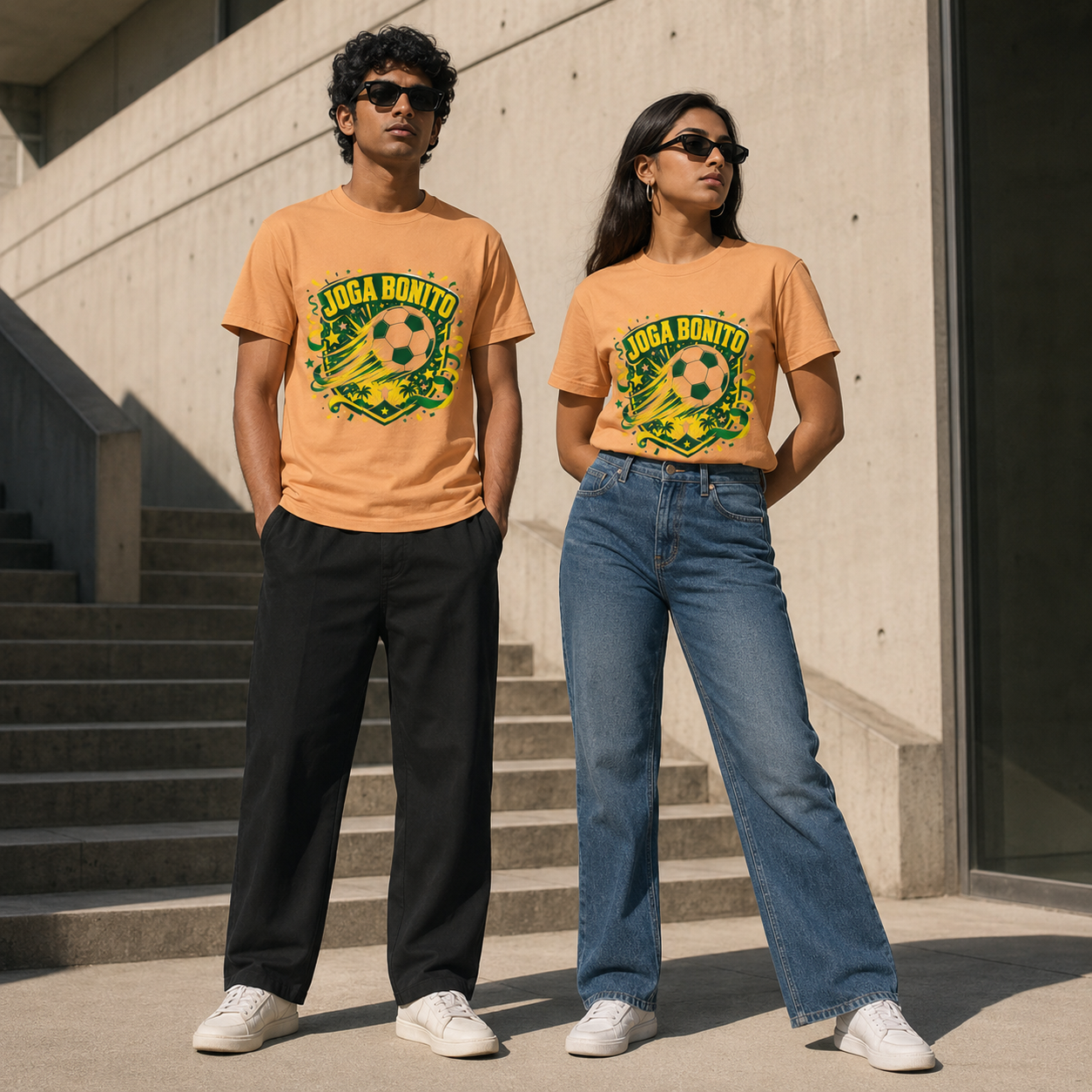 Brazil Football T-Shirt India — Joga Bonito WC 2026 Tee — Match Day Merch