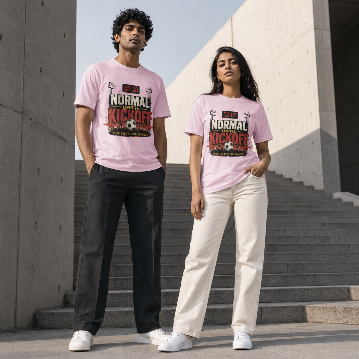 Football Fan T-Shirt India — Normal Until Kickoff WC 2026 — Match Day Merch