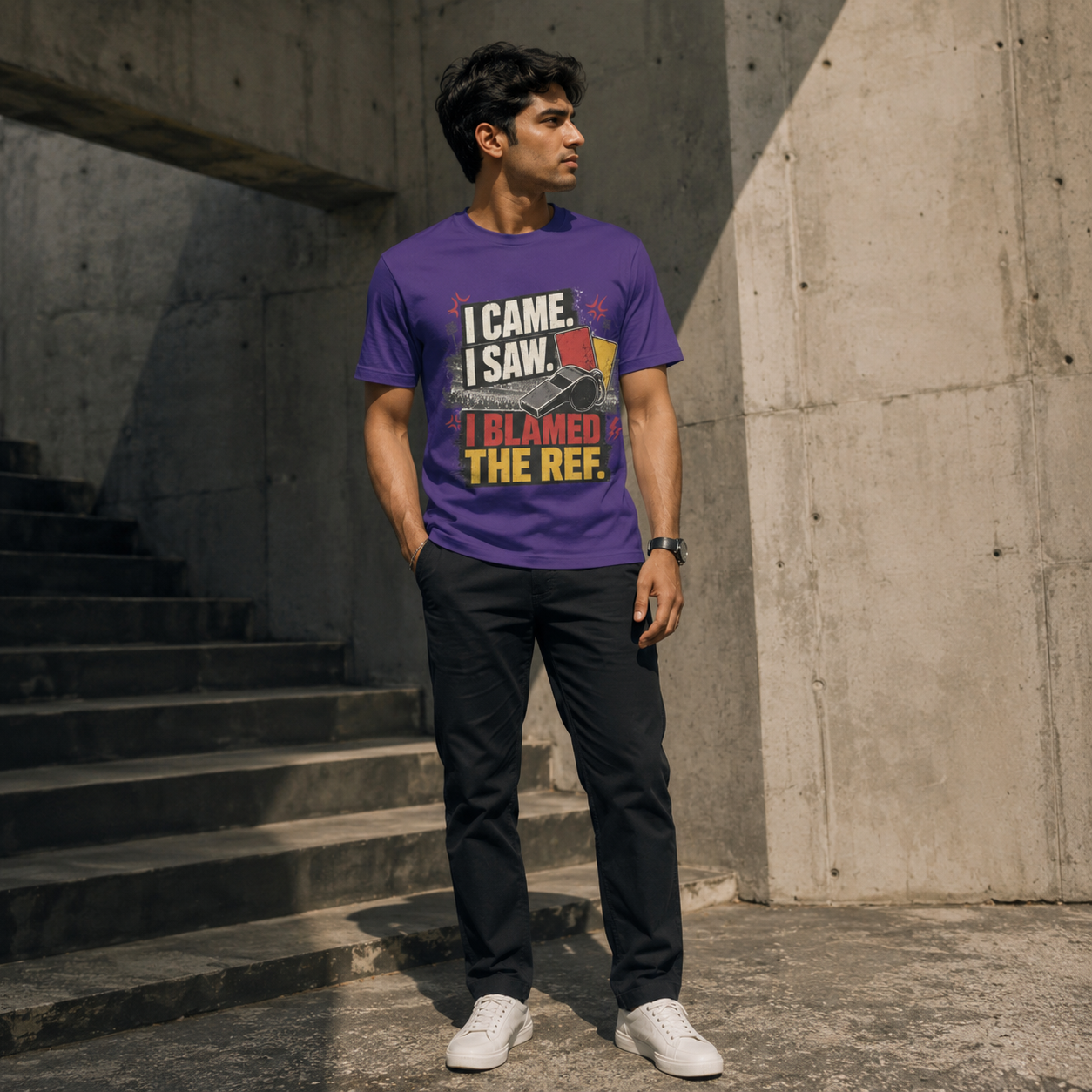 Football Meme T-Shirt India — Blame The Ref WC 2026 — Match Day Merch