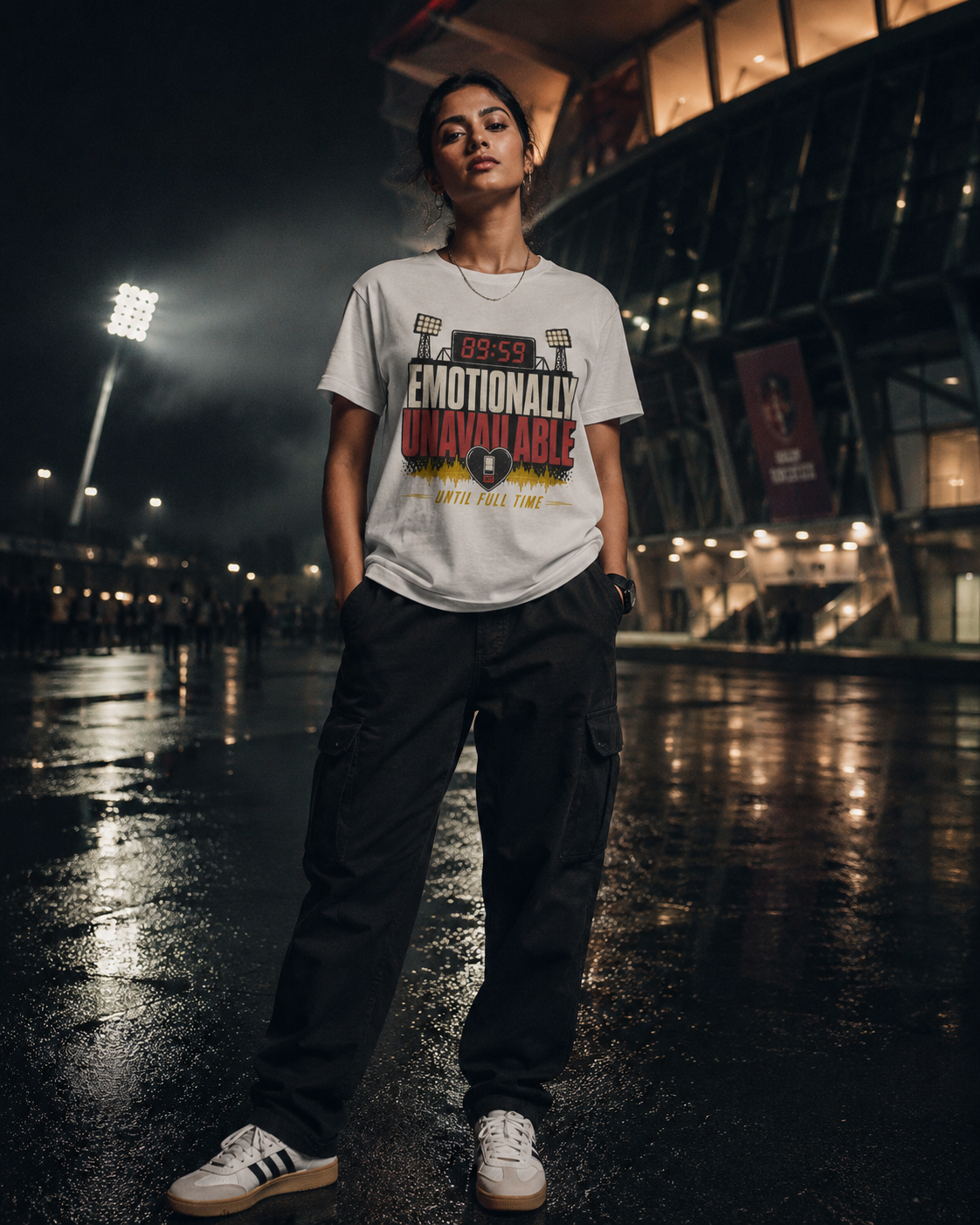 Football Meme T-Shirt India — Emotionally Unavailable WC 2026 — Match Day Merch