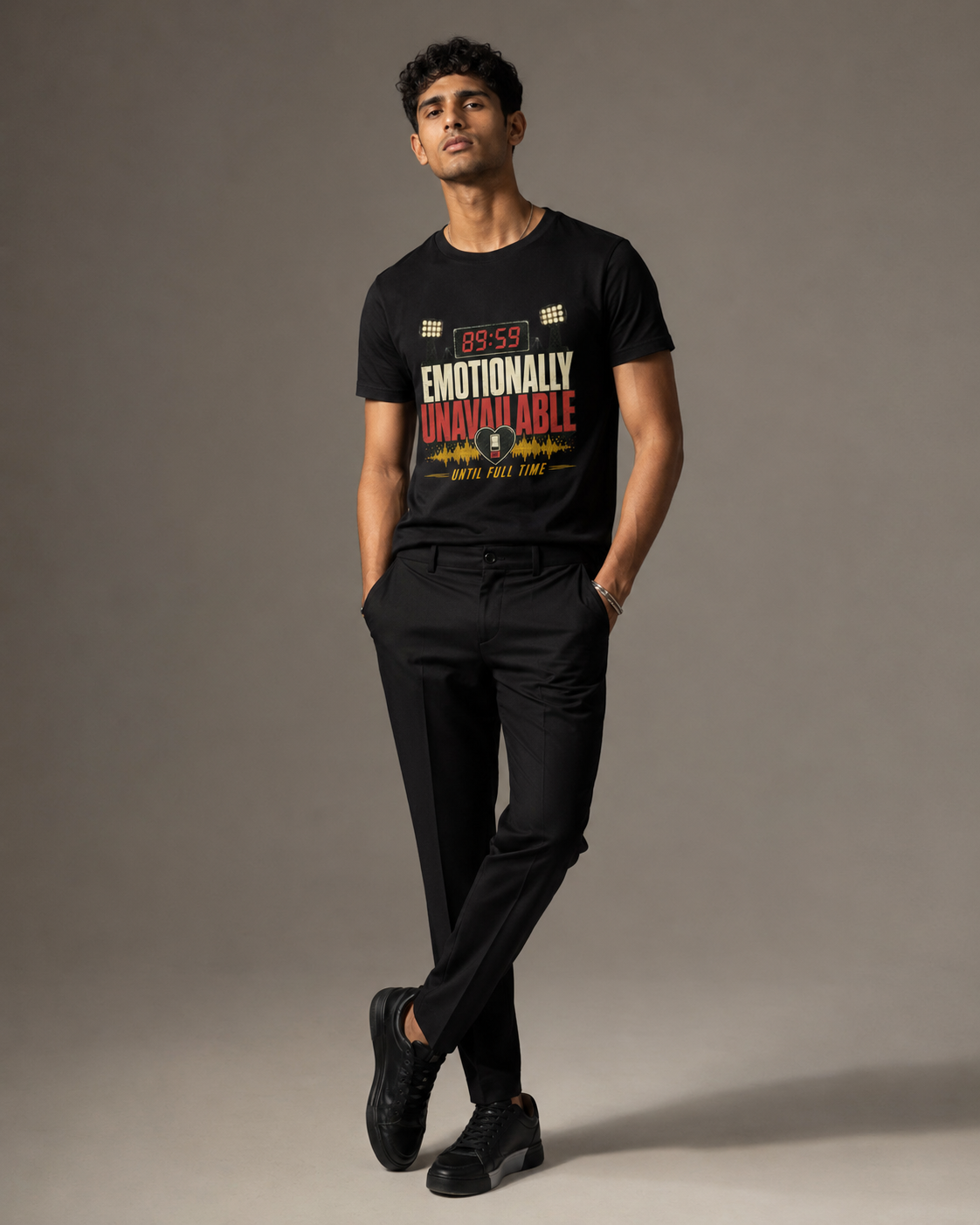 Football Meme T-Shirt India — Emotionally Unavailable WC 2026 — Match Day Merch