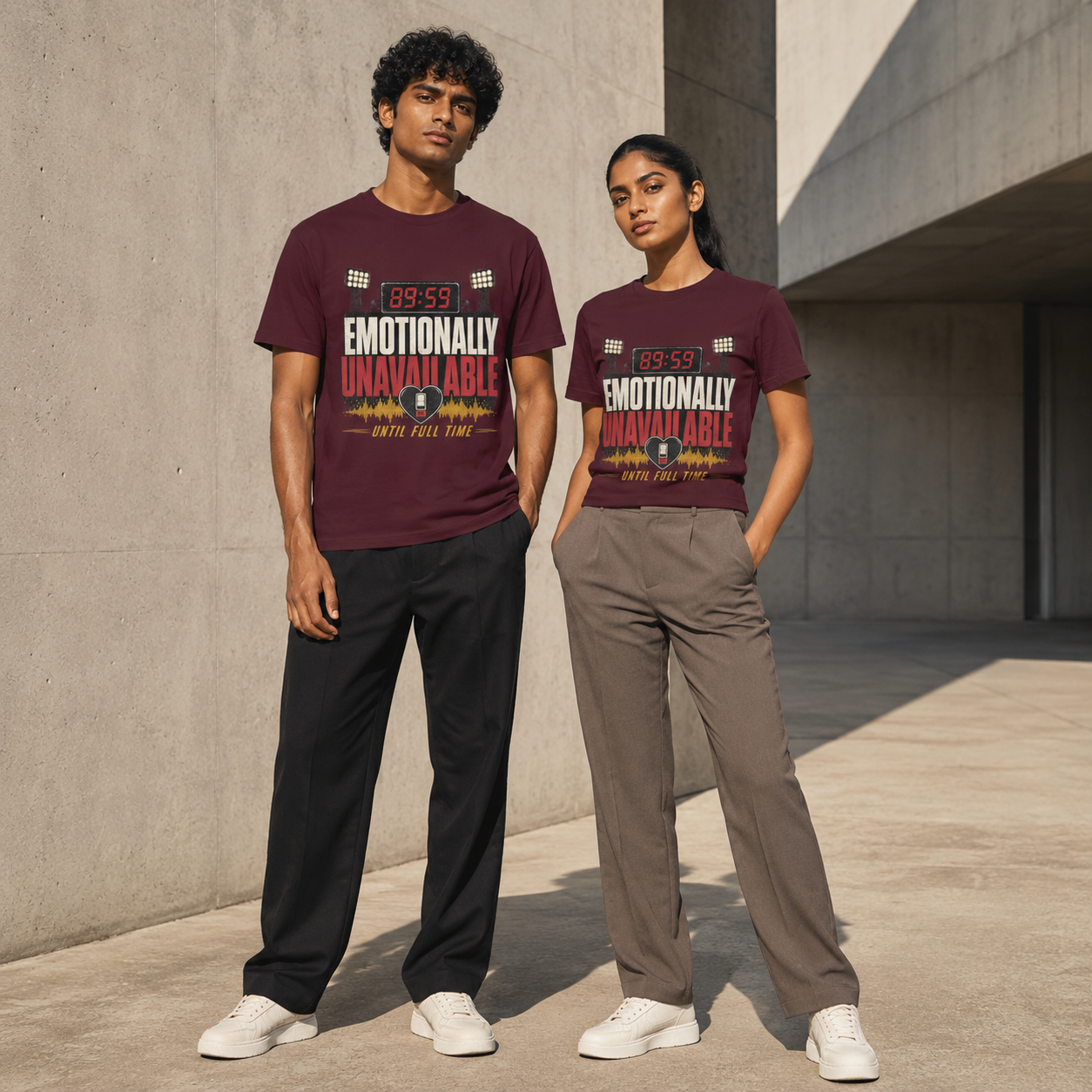 Football Meme T-Shirt India — Emotionally Unavailable WC 2026 — Match Day Merch
