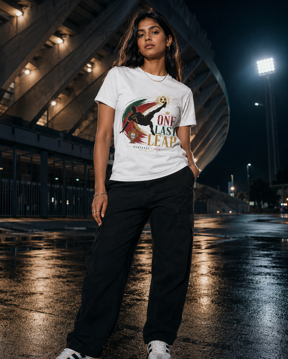 Ronaldo Portugal T-Shirt India — One Last Leap WC 2026 — Match Day Merch
