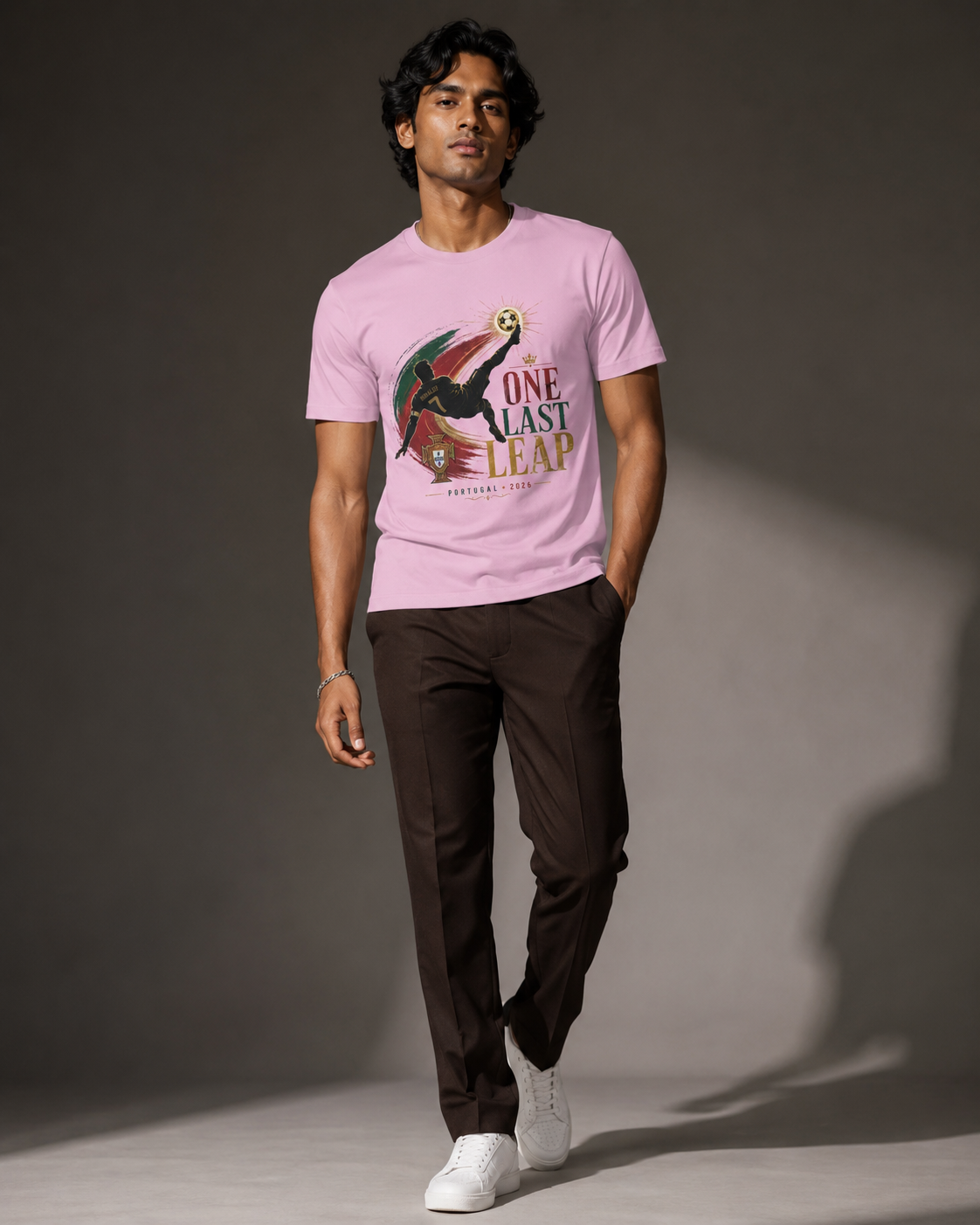 Ronaldo Portugal T-Shirt India — One Last Leap WC 2026 — Match Day Merch