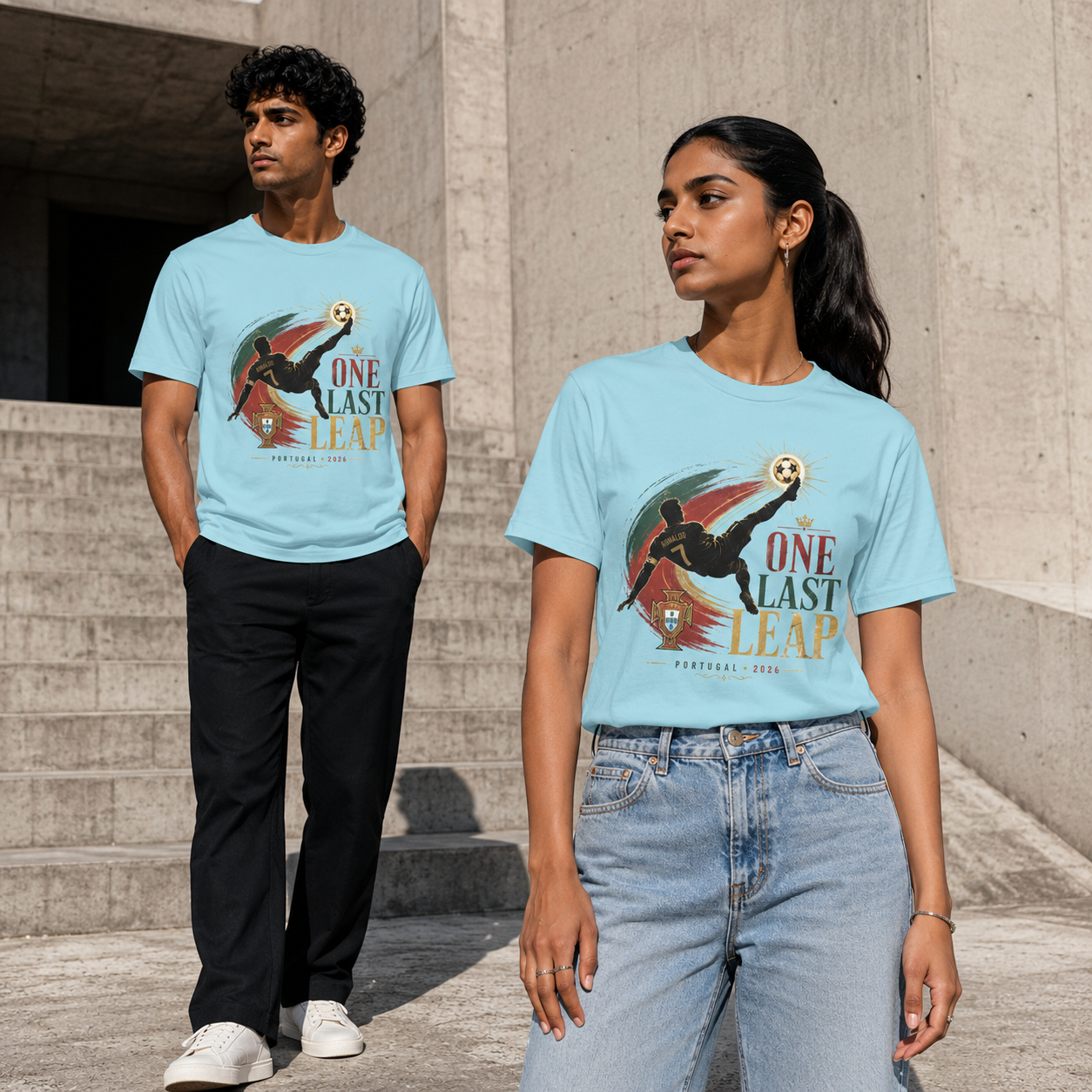 Ronaldo Portugal T-Shirt India — One Last Leap WC 2026 — Match Day Merch