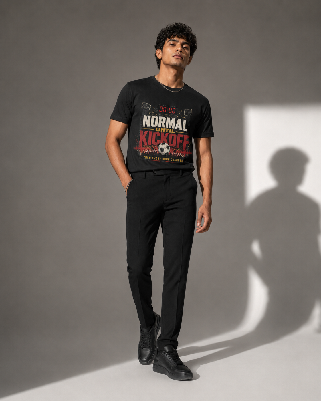 Football Fan T-Shirt India — Normal Until Kickoff WC 2026 — Match Day Merch