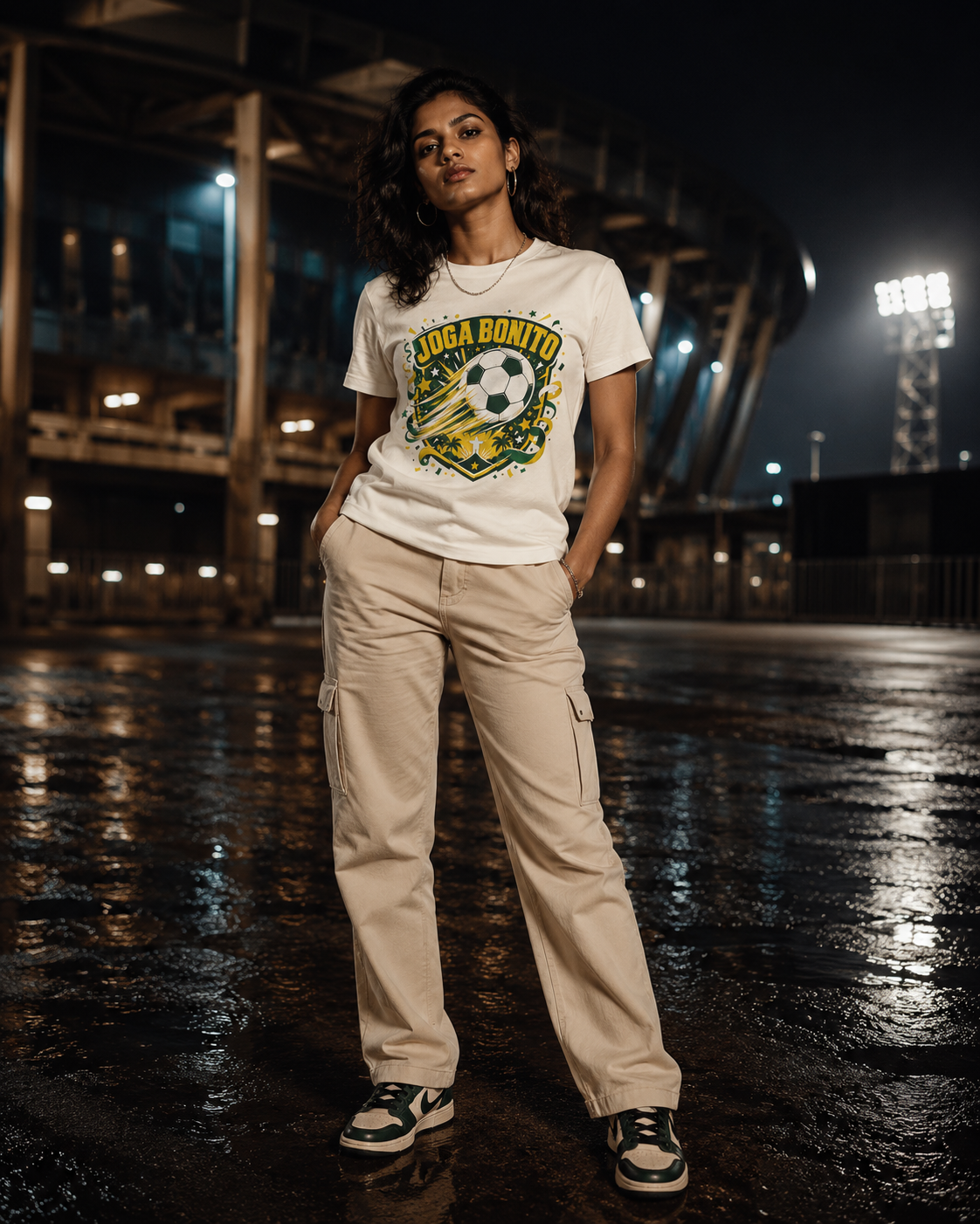 Brazil Football T-Shirt India — Joga Bonito WC 2026 Tee — Match Day Merch