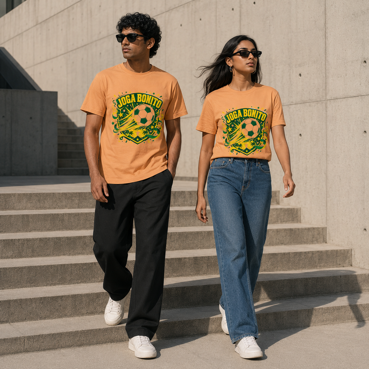 Brazil Football T-Shirt India — Joga Bonito WC 2026 Tee — Match Day Merch