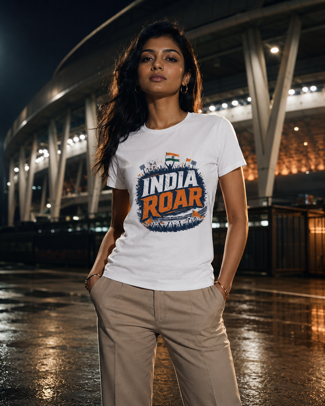 India Football Fan T-Shirt for World Cup 2026 — Match Day Merch India