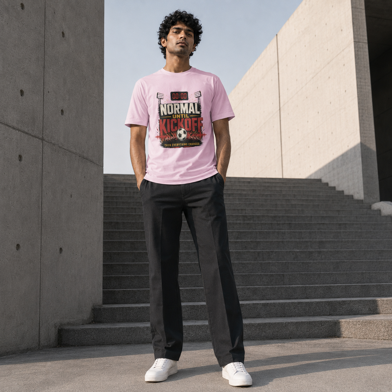 Football Fan T-Shirt India — Normal Until Kickoff WC 2026 — Match Day Merch