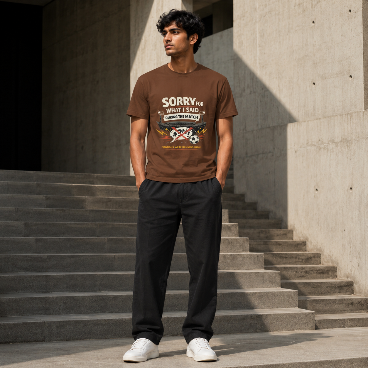 Football Meme T-Shirt India — Sorry For What I Said WC 2026 — Match Day Merch