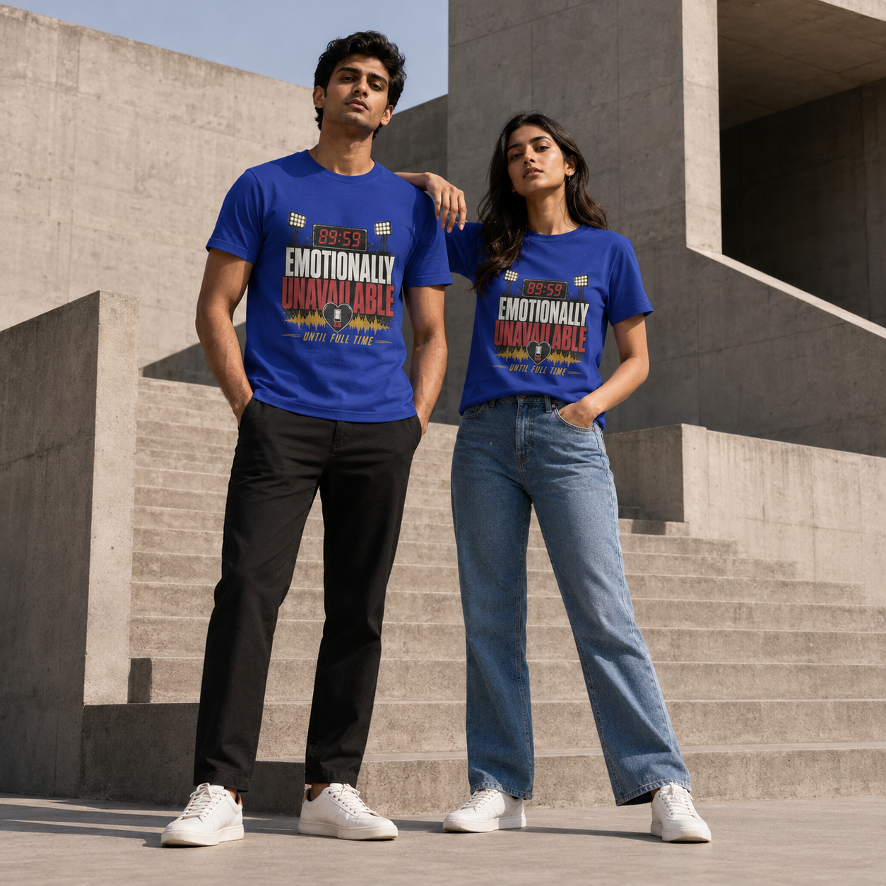 Football Meme T-Shirt India — Emotionally Unavailable WC 2026 — Match Day Merch