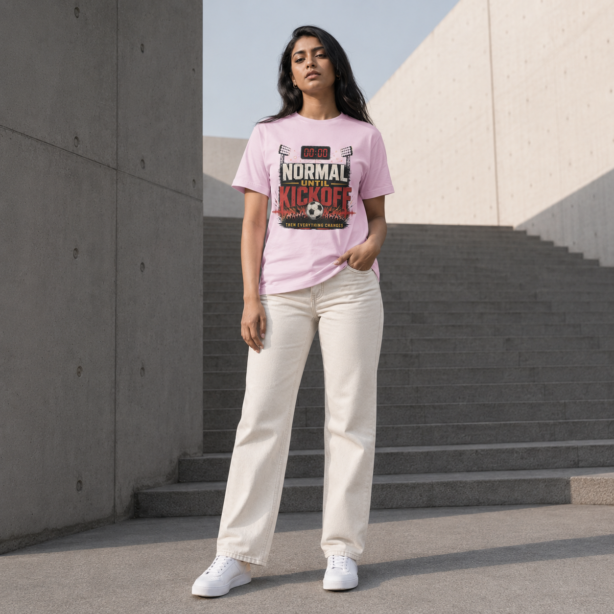 Football Fan T-Shirt India — Normal Until Kickoff WC 2026 — Match Day Merch