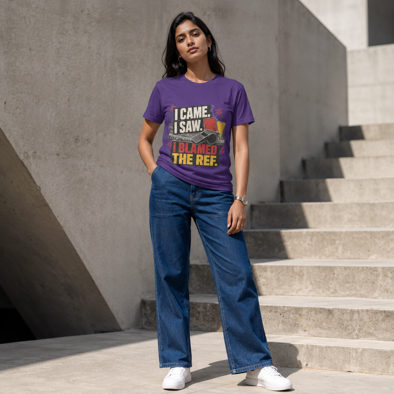 Football Meme T-Shirt India — Blame The Ref WC 2026 — Match Day Merch